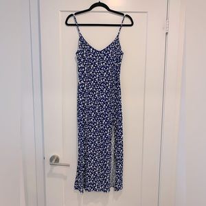 Reformation blue & white floral dress size 2